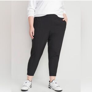 Old Navy Black Mid-Rise StretchTech Jogger Pants plus Size workout size 4x